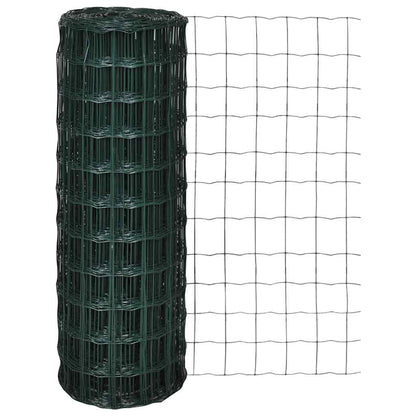 Euro Fence Steel 10x1,7 m Green 10 m 1.5 m