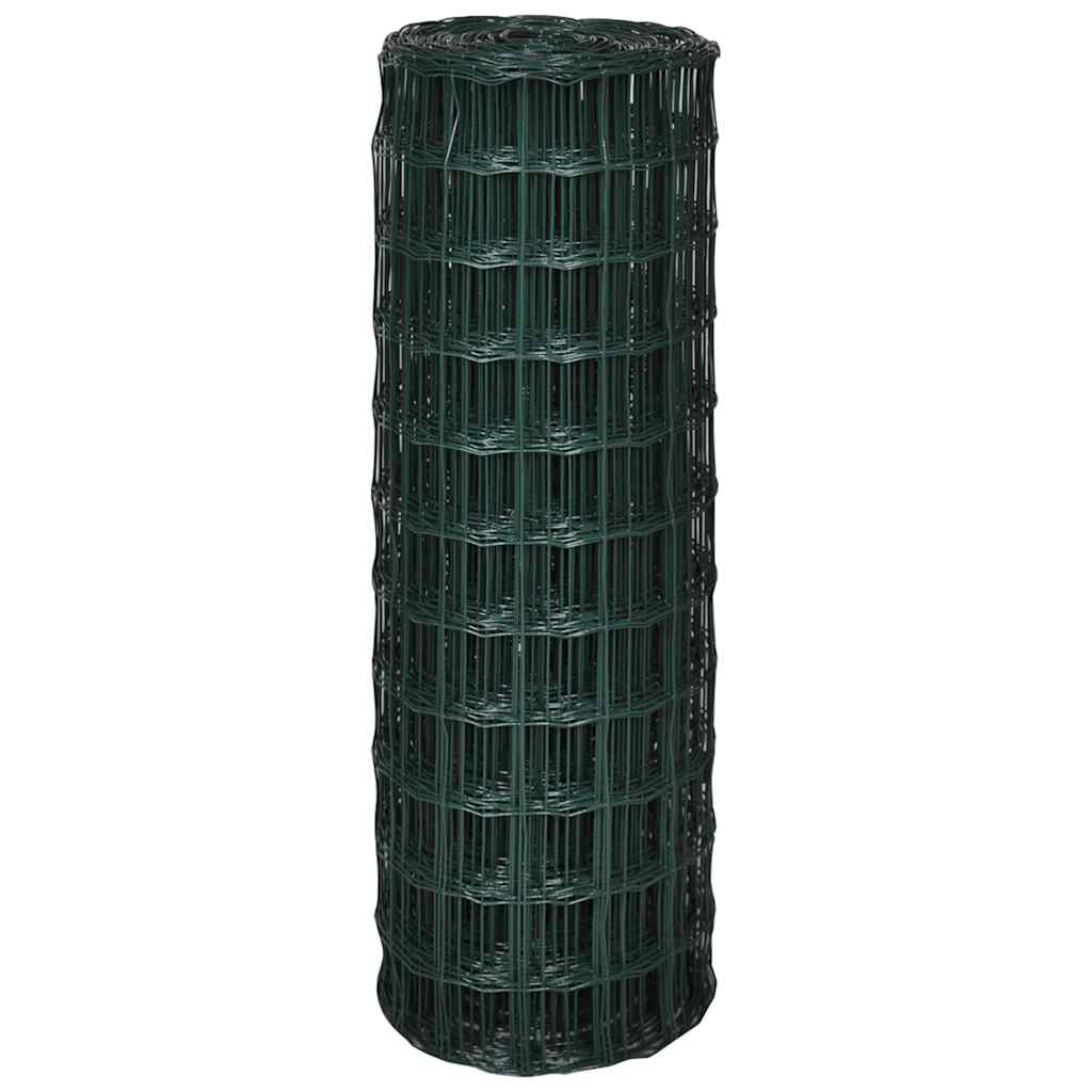 Euro Fence Steel 10x1,7 m Green 25 m 0.8 m