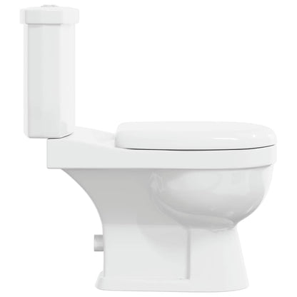 vidaXL Toilet With Cistern White 5
