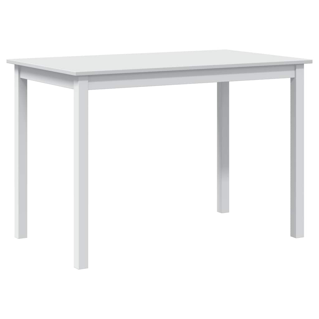 vidaXL 5 Piece Dining Set White 4