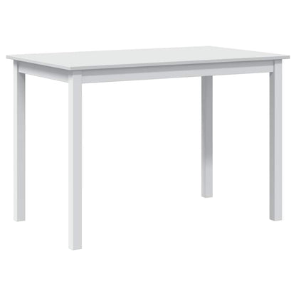 vidaXL 5 Piece Dining Set White 4