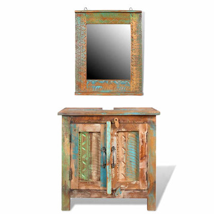 vidaXL Bathroom Cabinet | Multicoloured 2