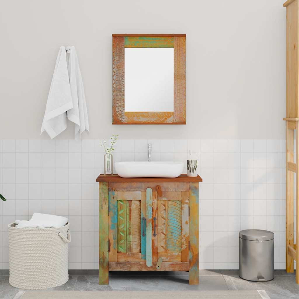 vidaXL Bathroom Cabinet | Multicoloured 3