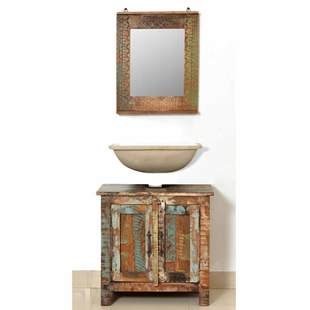 vidaXL Bathroom Cabinet | Multicoloured 5