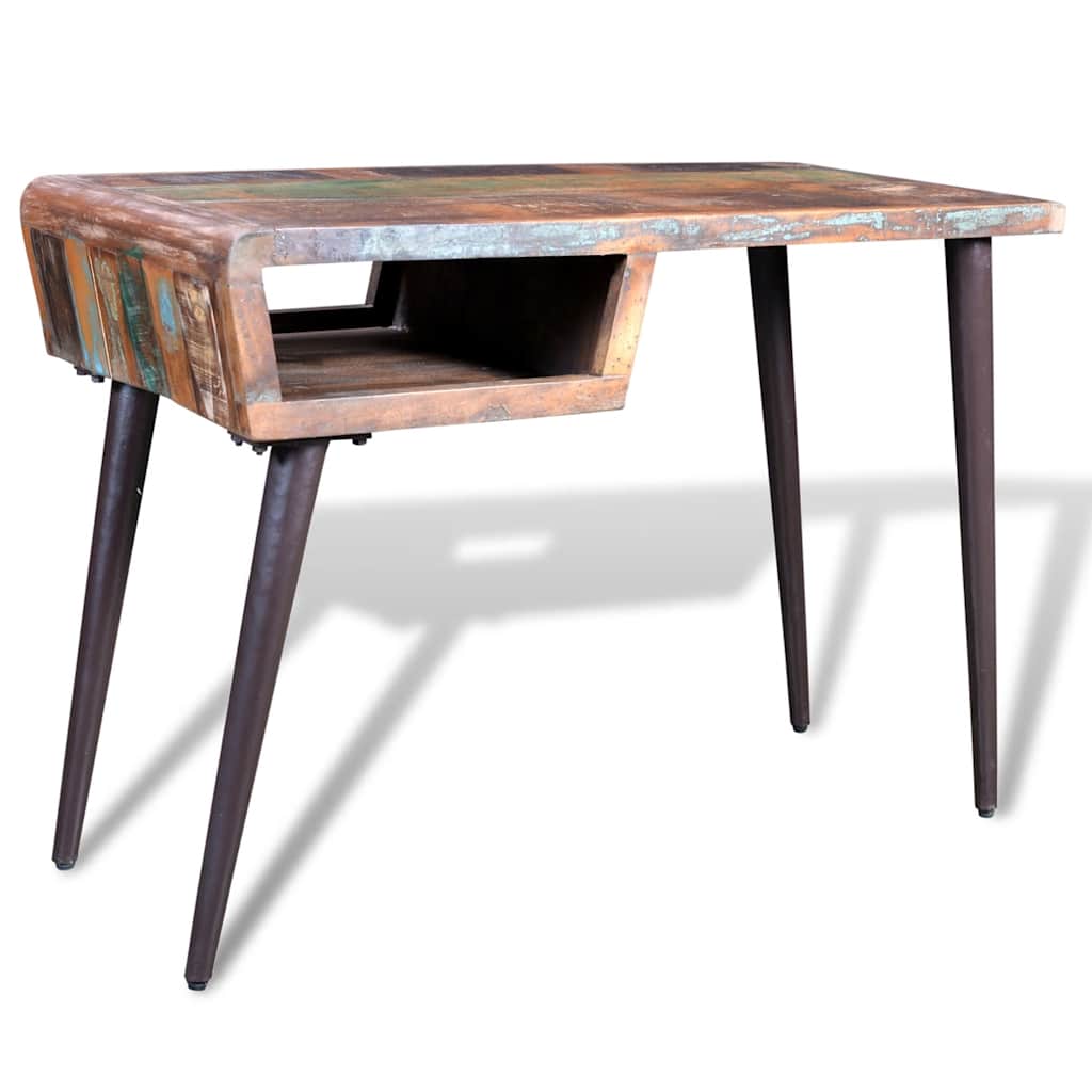 241138 Reclaimed Wood Desk with Iron Legs 5