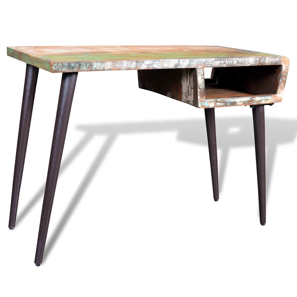 241138 Reclaimed Wood Desk with Iron Legs 4