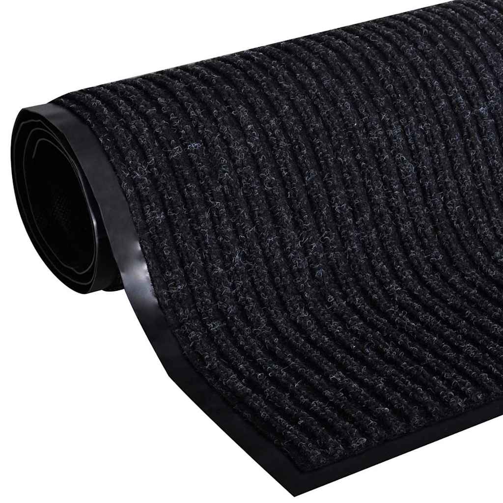 Door Mat PVC Black 120 cm 180 cm