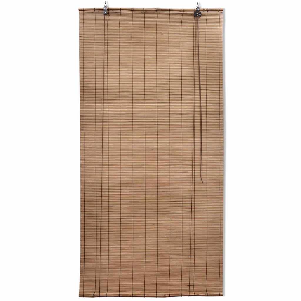 Roller Blind Bamboo Drop 160 cm Brown 140 cm
