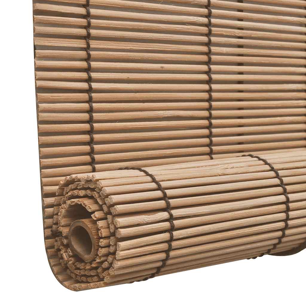 Roller Blind Bamboo Drop 160 cm Brown 140 cm