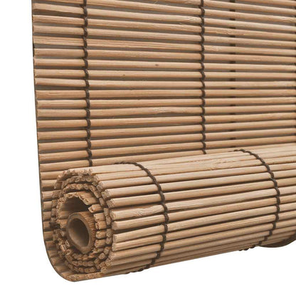 Roller Blind Bamboo Drop 160 cm Brown 140 cm