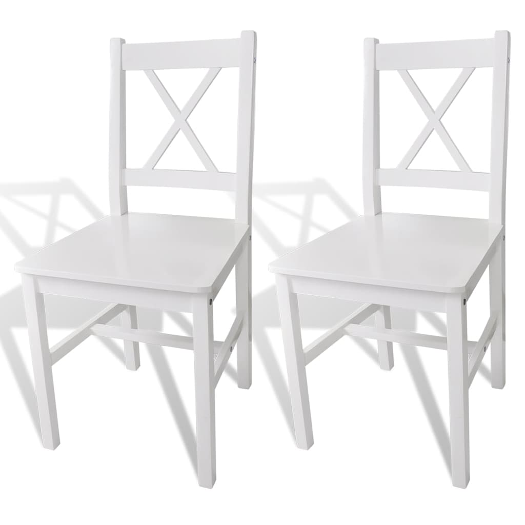 vidaXL Dining Chairs Pinewood