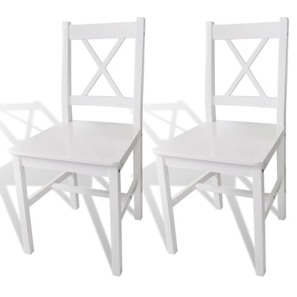 vidaXL Dining Chairs Pinewood