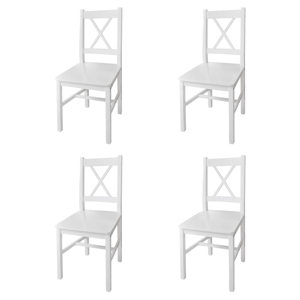 vidaXL Dining Chairs Pinewood