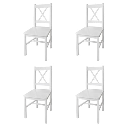 vidaXL Dining Chairs Pinewood