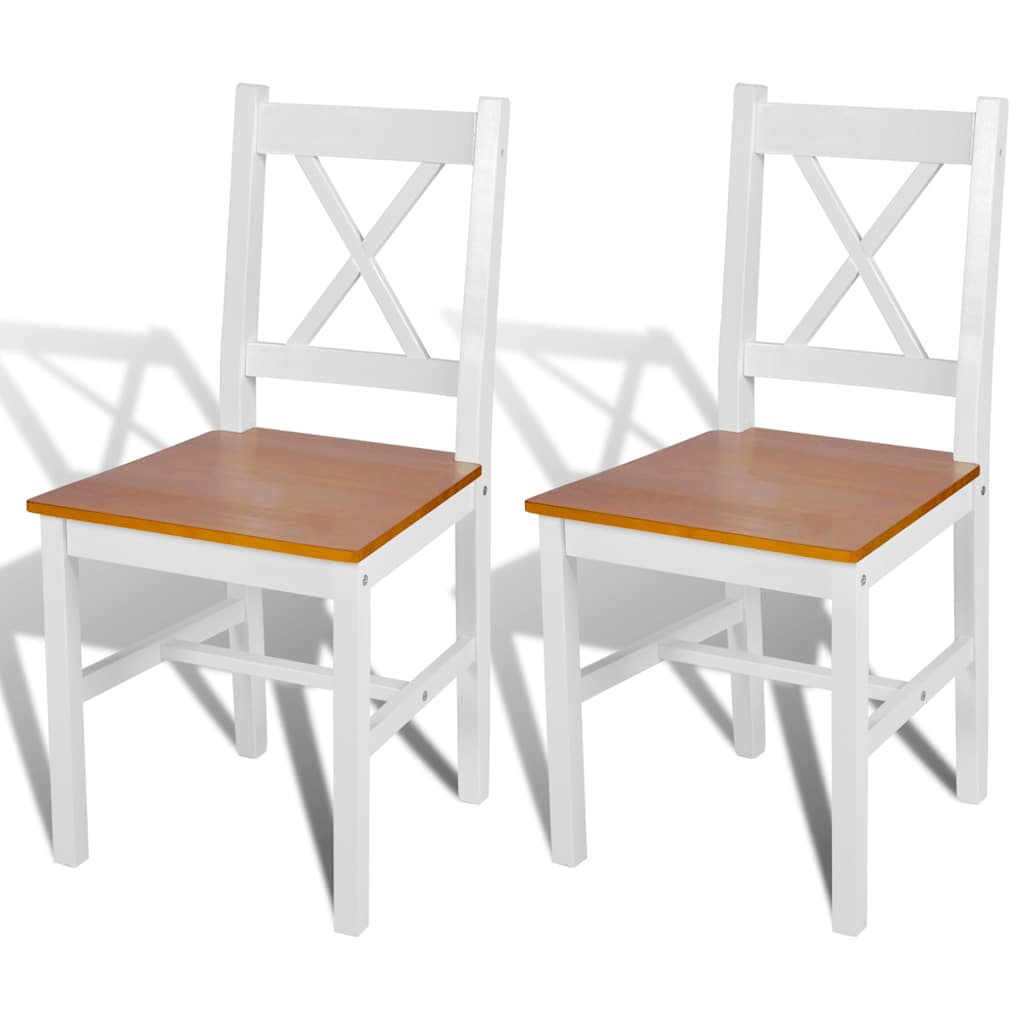 vidaXL Dining Chairs Pinewood