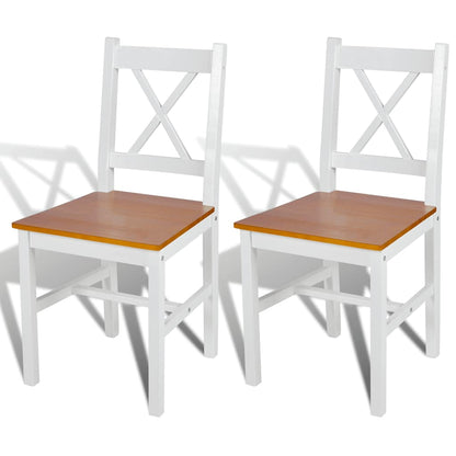 vidaXL Dining Chairs Pinewood