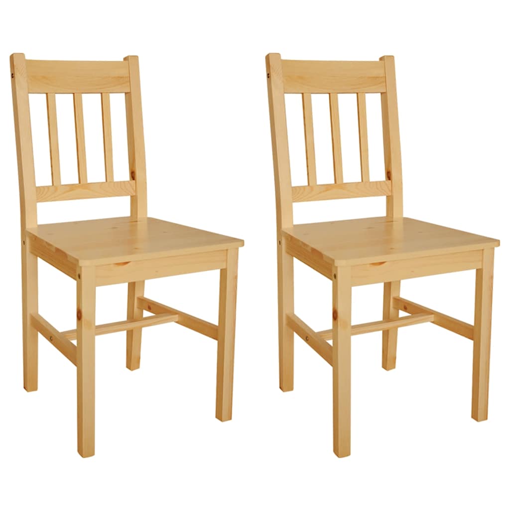 vidaXL Dining Chairs Pinewood