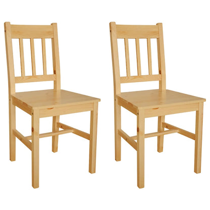 vidaXL Dining Chairs Pinewood