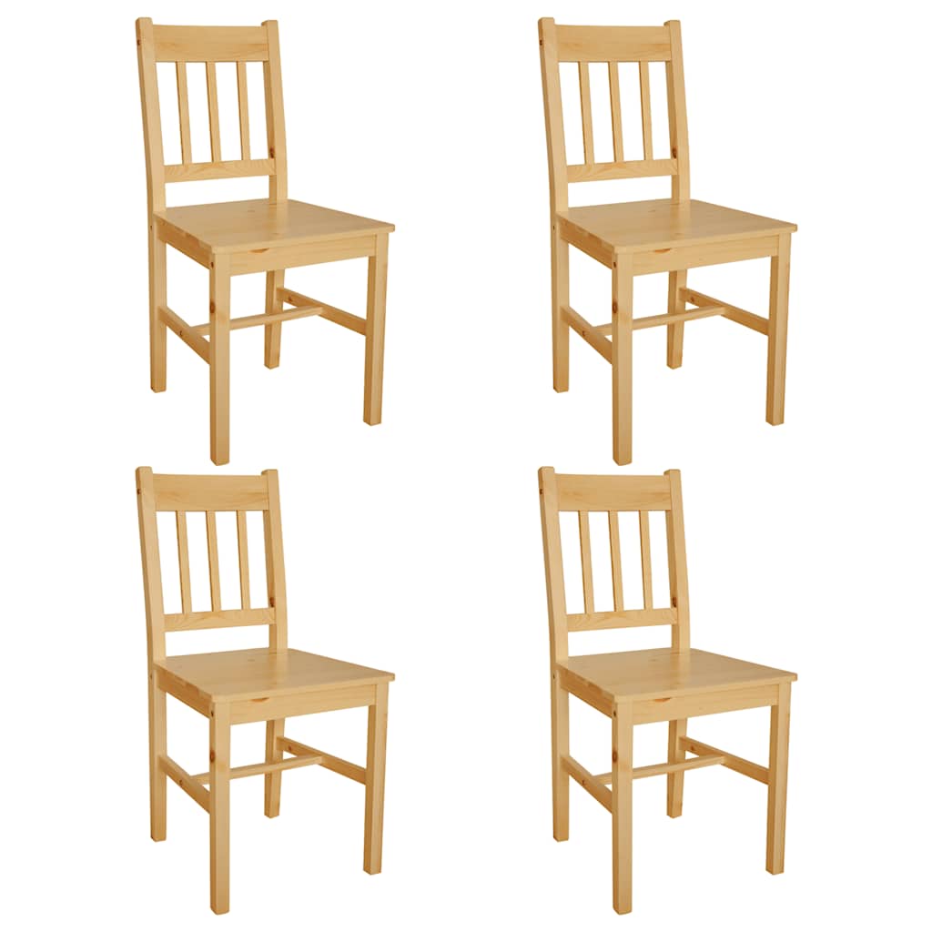 vidaXL Dining Chairs Pinewood