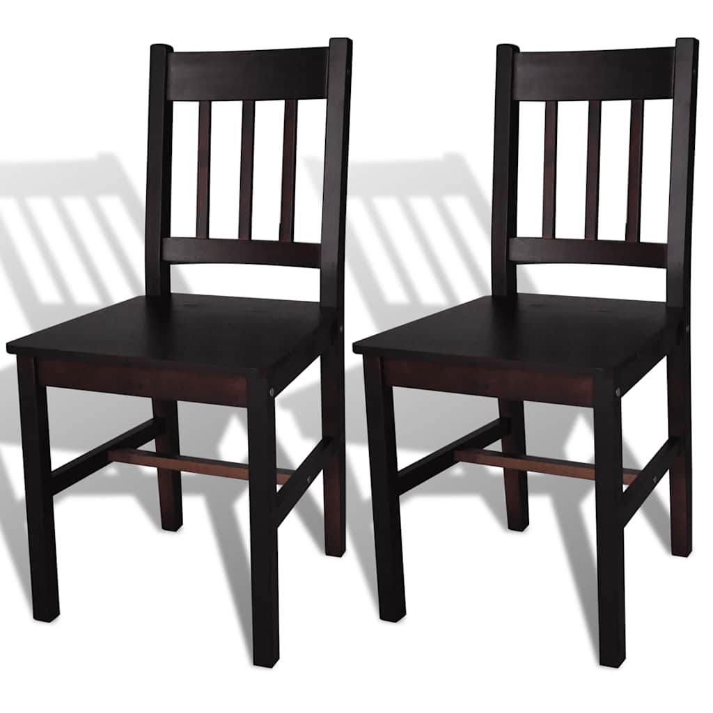 vidaXL Dining Chairs Pinewood