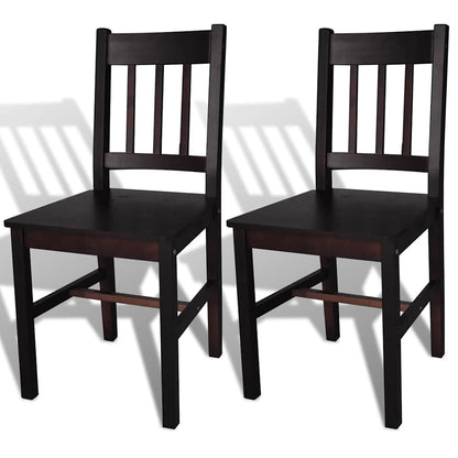 vidaXL Dining Chairs Pinewood