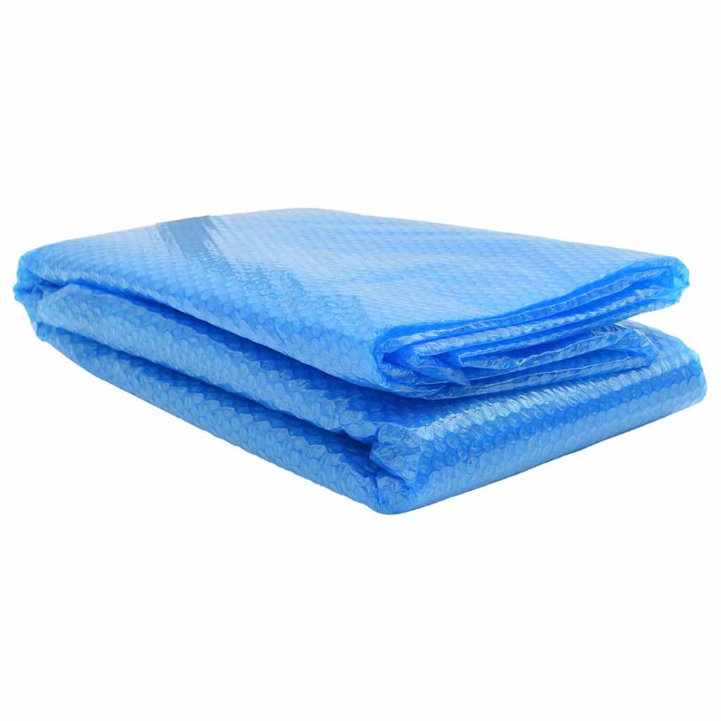 vidaXL Solar Pool Cover 0.1 mm PE Square Blue