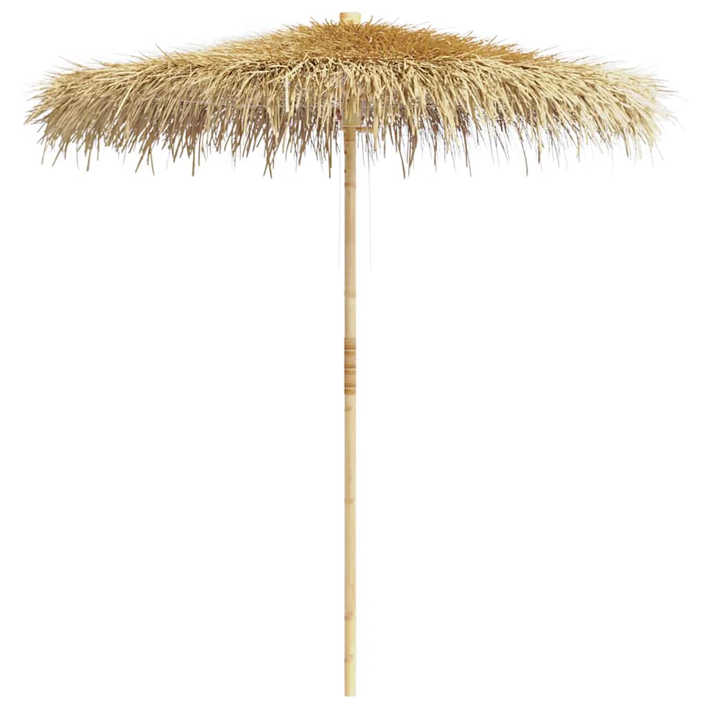vidaXL Bamboo Garden Parasol 270 cm with Banana Leaf Roof 2
