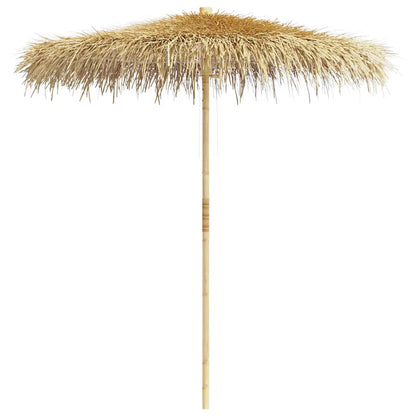 vidaXL Bamboo Garden Parasol 270 cm with Banana Leaf Roof 2