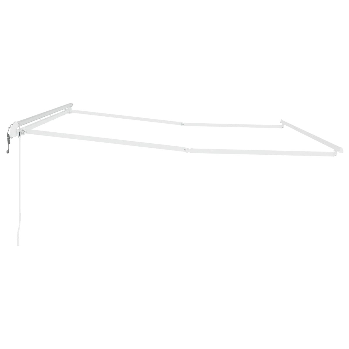 vidaXL Awning Frame 4x3 m Automatic Roll-back Aluminium 4