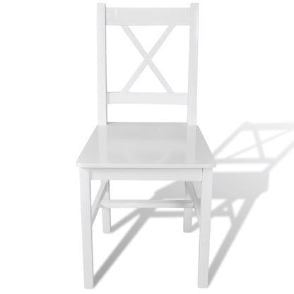 Dining Chairs Pinewood White