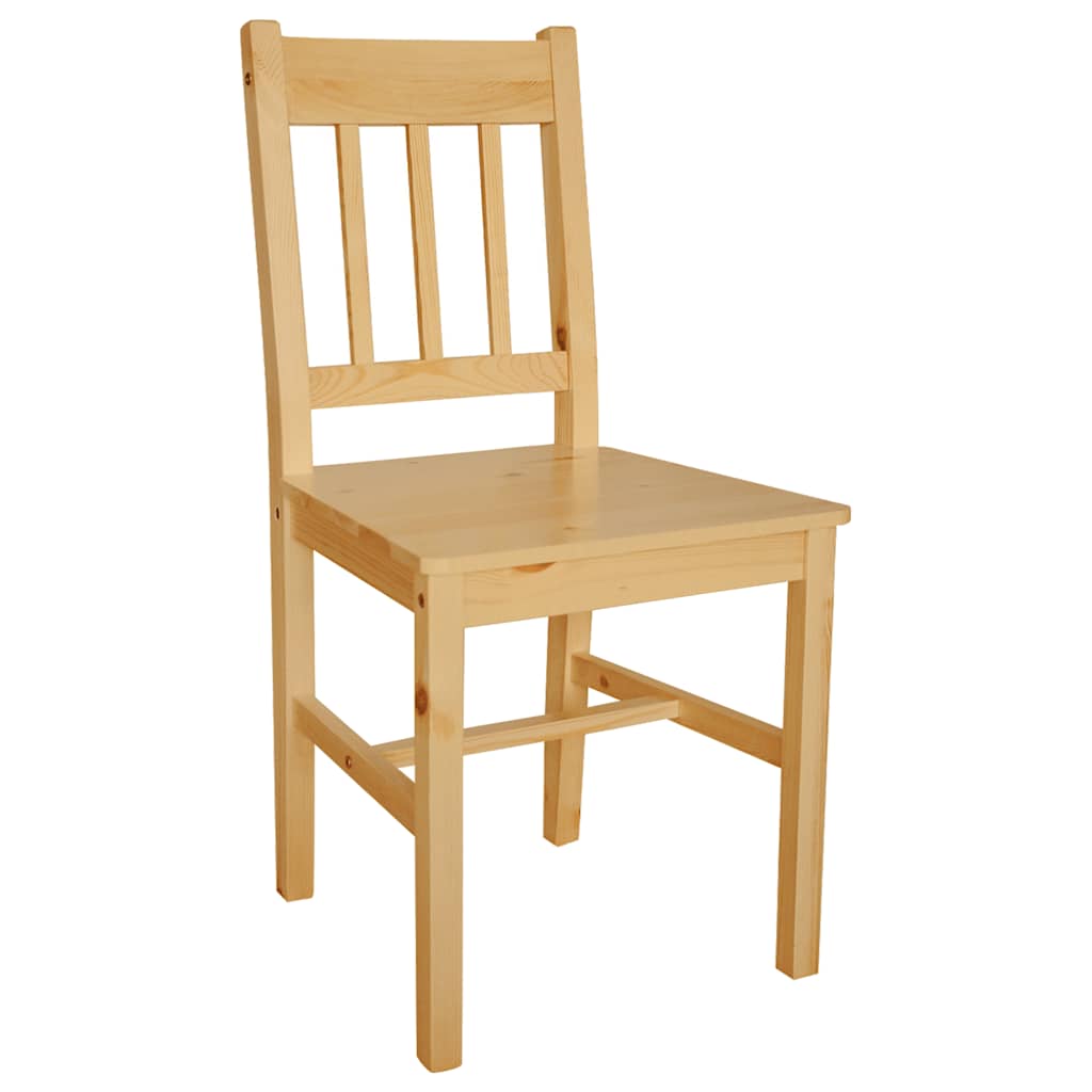 vidaXL Dining Chairs 6 pcs Pinewood 3