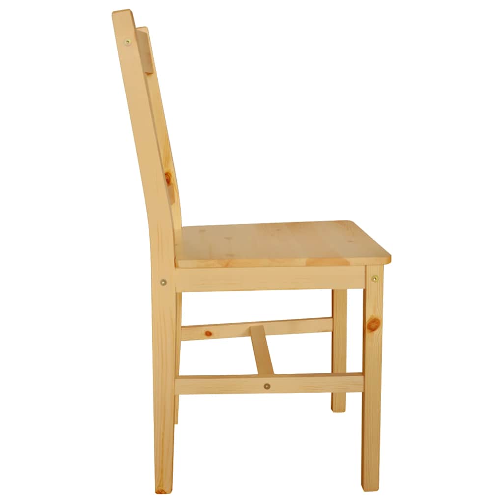 vidaXL Dining Chairs 6 pcs Pinewood 4
