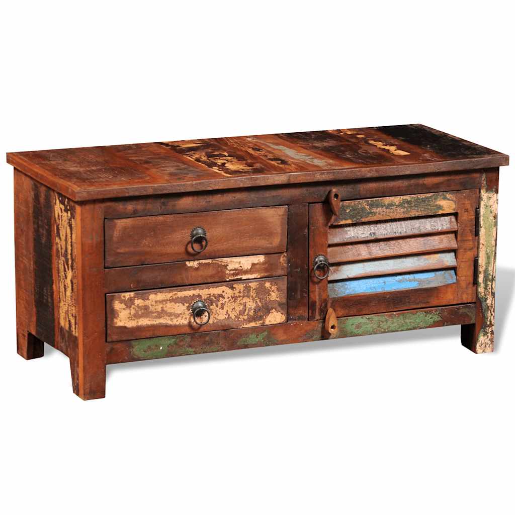 vidaXL Reclaimed TV Hi-Fi Cabinet Side Cabinet Solid Wood 1