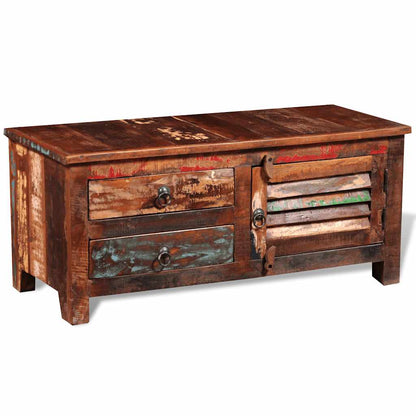 vidaXL Reclaimed TV Hi-Fi Cabinet Side Cabinet Solid Wood 3
