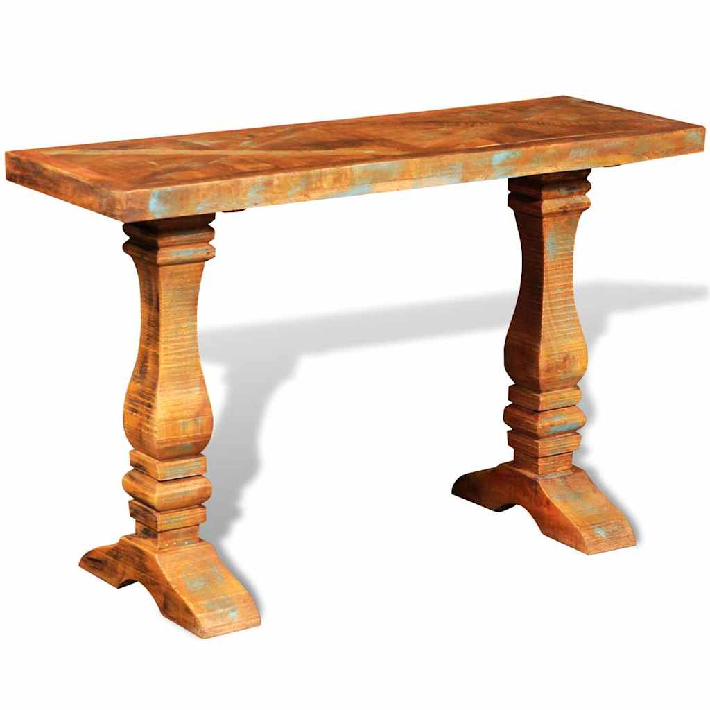 vidaXL Console Table Solid Reclaimed Wood 4