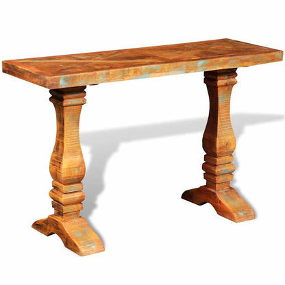 vidaXL Console Table Solid Reclaimed Wood 4