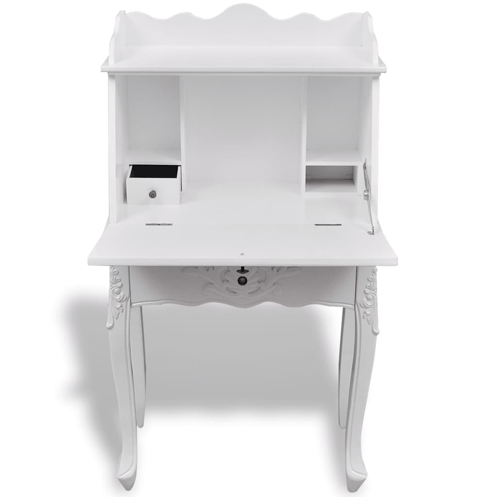 vidaXL Wooden French Secretary Desk 4