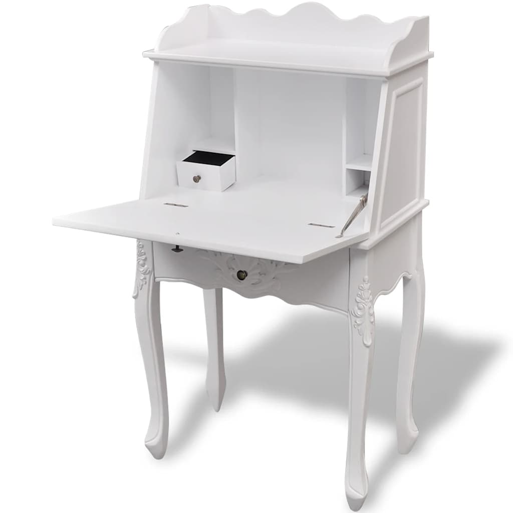 vidaXL Wooden French Secretary Desk 5