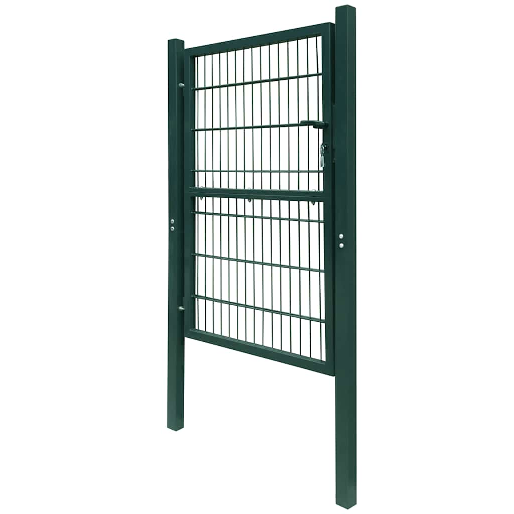141752 vidaXL 2D Fence Gate (Single) Green 100x180 cm 3