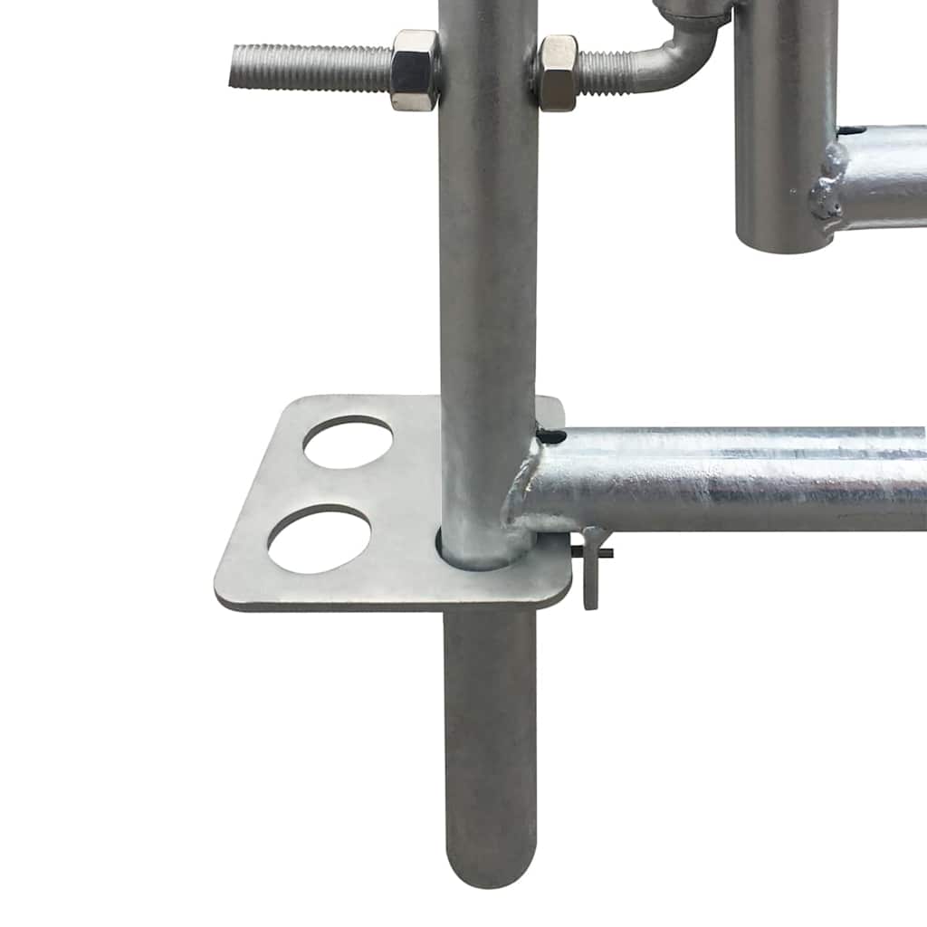 4-Panel Sheep Pen Galvanised Steel 137 x 137 x 92 cm 3
