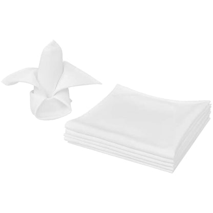 Dinner Napkins 50x50 cm White 50