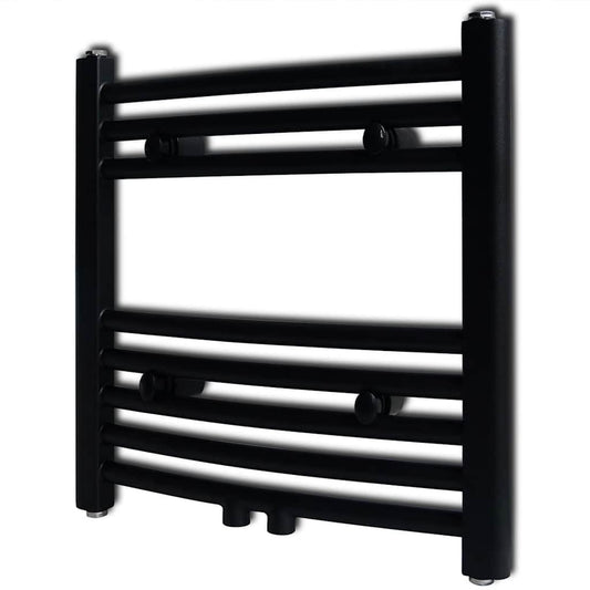 Bathroom Central Heating Towel Rail Radiator Curve Curved 480 mm 480 mm