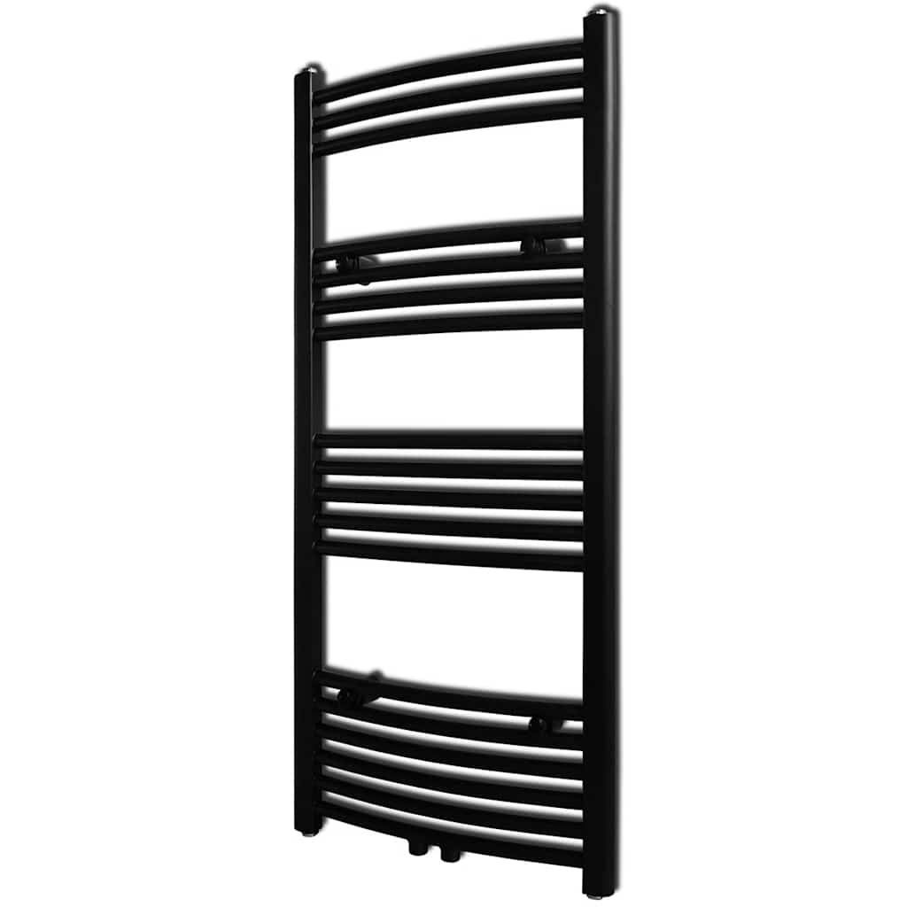 Bathroom Central Heating Towel Rail Radiator Curve Curved 500 mm 1160 mm