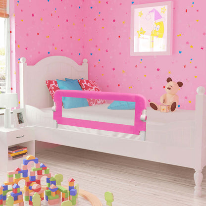 vidaXL Toddler Safety Bed Rail 102 x 42 cm Pink 1