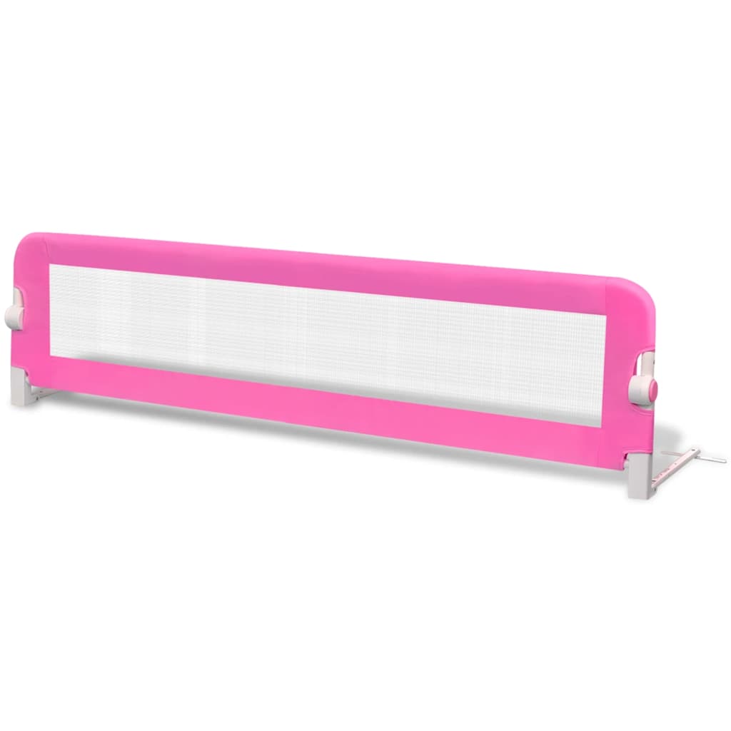 vidaXL Toddler Safety Bed Rail 150 x 42 cm Pink 2