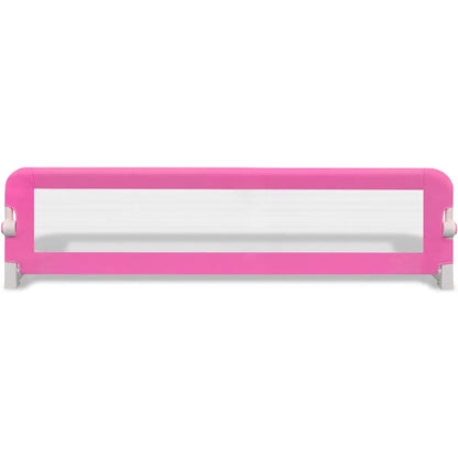 vidaXL Toddler Safety Bed Rail 150 x 42 cm Pink 3