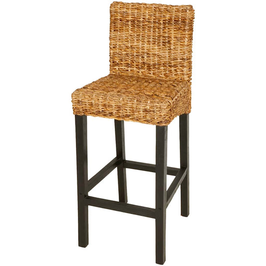 vidaXL Bar Stool | Set of 2 | Dark Brown | Mango wood | Standard | Tough 2