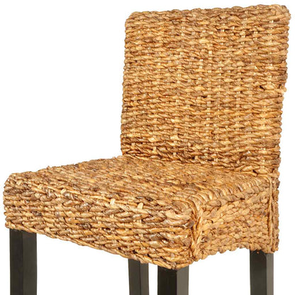 vidaXL Bar Stool | Set of 2 | Dark Brown | Mango wood | Standard | Tough 4
