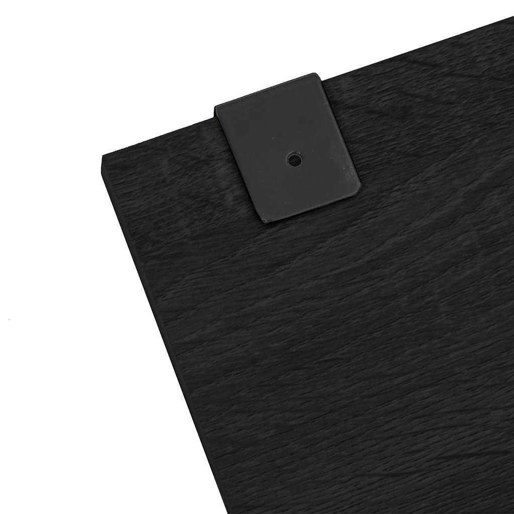 vidaXL 7 Piece Bathroom Furniture Set Black Engineered Wood 5