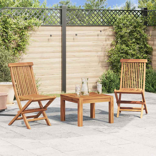 Folding Chairs Solid Teak Wood 2